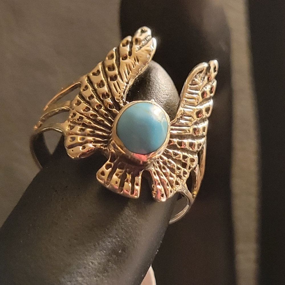925 Silver Eagle Ring